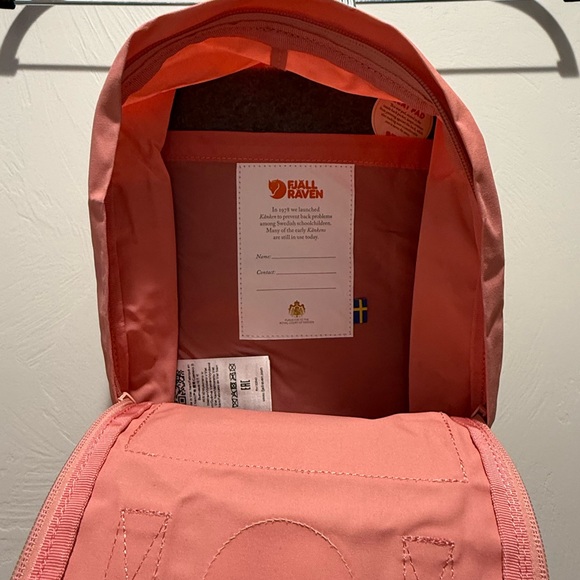NWT! FJALLRAVEN Känken Mini Backpack - Pink - Picture 3 of 4